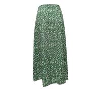 Gonna da Donna Lunga Casual, Gonna A Vita Alta con Orlo A Spacco in Tinta Unita Primavera Autunno Estate Streetwear Gonne Corte Costume da Fata Luminosa per Ragazze