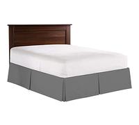 Gonna Da Letto Goccia 99x190+38 Cm Stile Semplice Letto a Pieghe Volant Lenzuolo Morbido Mantovana Base Lenzuolo Per Decorazione Del Letto Letto Lenzuolo Con Volant Antipolvere Base Mantovana Lenzuolo