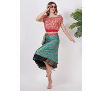 Gonna da spiaggia estiva avvolgente magica lunga da donna 30" colori assortit...