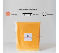 Gonna da Tavolo con Tulle - Made in Italy - Dimensione: 74x420cm