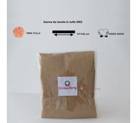 Gonna da Tavolo con Tulle - Made in Italy - Dimensione: 74x420cm