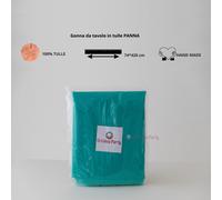 Gonna da Tavolo con Tulle - Made in Italy - Dimensione: 74x420cm