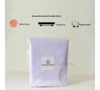 Gonna da Tavolo con Tulle - Made in Italy - Dimensione: 74x420cm