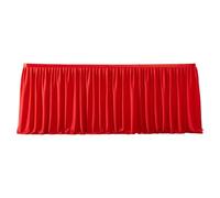 Gonna da Tavolo Rettangolare in Tessuto, Ideale per Natale, tovaglia Abbinata, Resistente ed Elegante Accessorio Decorativo per i Vostri Eventi, Banchetti. per Matrimoni, Shower