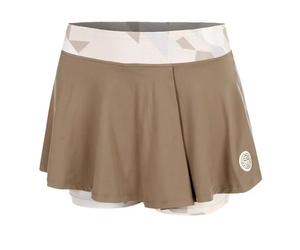Gonna da tennis da donna Bidi Badu Paris 2025 Printed Wavy - Marrone (M)