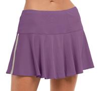 Gonna da tennis da donna Lucky in Love Avant Garde 1.0 High Tech Flounce Skirt - dusk - Blu, Viola (XL)