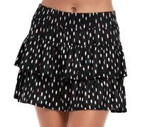 Gonna da tennis da donna Lucky in Love Neon Lights Let It Glow High Waist Skirt - black - Nero (XS)
