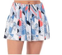 Gonna da tennis da donna Lucky in Love Snake Rattle N' Roll Long Snake Point Smocked Skirt - bluemarine - Blu, Multicolore (XS)