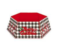 Gonna di Natale Collare in Metallo Base per Decorazione Festivo Se