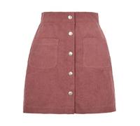 Gonna Donna Corta Solida Monopetto alla Moda della Signora Dell'Ufficio per Le Donne S Pink
