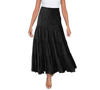 Gonna Donna Lunga da Spiaggia A-Line Maxi Skirt Casual Elastica a Vita Alta Sottoveste Sexy Chic ed Elegante Matita Gonne con Spacco per l'uso Quotidiano