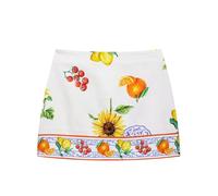 Gonna Donna Minigonna Stampata per Le Donne Stampa A - Linea Gonna Cerniera Femminile Gonna Corta Elegante XS Aspic