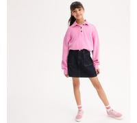 Gonna dritta in denim Blu 10 anni - 138 cm Tinta unita