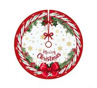 Gonna festiva per alberi di Natale con immagini dei cartoni animati realizzata per aggiungere un look allegro e migliorare l'atmosfera delle vacanze (E)