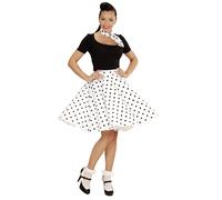 WIDMANN MILANO PARTY FASHION - Costume anni '50, gonna e sciarpa a pois, rockabilly, rock'n'roll, carnevale