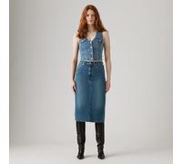 Gonna HR A Line Decon Skirt Blu 46 (IT) - W32 (US) Tinta unita
