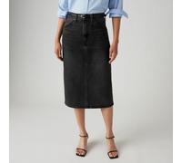Gonna HR A Line Decon Skirt Nero 38 (IT) - W24 (US) Tinta unita