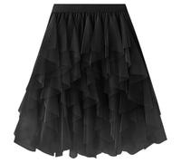 Gonna In Maglia Nera Da 1 Pezzo, Gonna A Rete Semplice, Gonna Corta Da Donna, Abbigliamento Da Donna, Gonna A Maglie Alla Moda.
