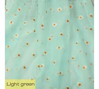 Gonna in Tulle con Ricamo Floreale in Tessuto Mesh Dentellato Daisy