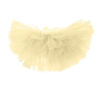 Gonna in Tulle Donna, Gonne Tutu Rock di Natale Elegante Dress Ballet Gonnellino Danza Classica 80s Costumi per Party Carnevale Beige L