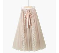 Gonna In Tulle Rete Pizzo Puffy Tutu A-Line Elastico Vita Alta Swing Fairy