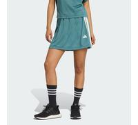 adidas Performance - Stadium - Gonna da tennis in jacquard blu ottanio con 3 strisce bianco sporco M