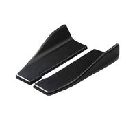 Gonna Laterale Auto 35/48 cm ABS Paraurti per auto Spoiler Labbro posteriore Diffusore Gonna laterale Barre Angolo in fibra di carbonio Minigonne Laterali(35cm-Glossy Black)