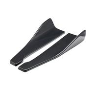 Gonna Laterale Auto 35/48 cm ABS Paraurti per auto Spoiler Labbro posteriore Diffusore Gonna laterale Barre Angolo in fibra di carbonio Minigonne Laterali(48cm-Carbon)