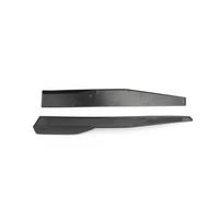Gonna Laterale Auto Coppia Minigonne Laterali Fibra Carbonio 45Cm Splitter Bilanciere Diffusore Ali Minigonne Laterali