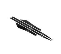 Gonna Laterale Auto Per Nissan Per Rogue 2021-2023 Inossidabile Cromato Laterale Modanatura Gonne Copertura Antigraffio Minigonne Laterali(Steel black)