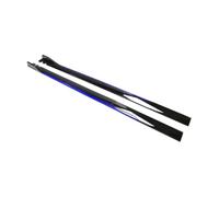 Gonna Laterale Auto Sostituzione Kit Carrozzeria Splitter Estensione Minigonne Laterali Pezzi Ricambio Facili Installare(Black Blue)