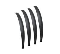 Gonna Laterale Per Auto 4 Pezzi Parafango Auto Striscia Di Rivestimento Curvo Antigraffio Ruote Per Labbra Sopracciglio Copertura Per Protezione Accessori