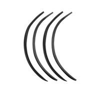 Gonna Laterale Per Auto 4 Pezzi Parafango Auto Striscia Di Rivestimento Curvo Antigraffio Ruote Per Labbra Sopracciglio Copertura Per Protezione Accessori