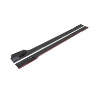 Gonna Laterale Per Auto 6 Pezzi 2 M/2,2 M Minigonne Laterali Estensione Pannelli Sottoporta Splitter Paraurti Minigonne Laterali Rosso Gonna Laterale Estension(1Carbon red 2m)