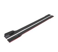 Gonna Laterale Per Auto 6 Pezzi 2 M/2,2 M Minigonne Laterali Estensione Pannelli Sottoporta Splitter Paraurti Minigonne Laterali Rosso Gonna Laterale Estension(Carbon red 2.2m)