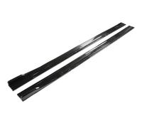 Gonna Laterale Per Auto Per Clio Per DUSTER Per LOGAN Per Twingo Estensioni Minigonne Laterali Splitter Laterali Universali Per Auto Diffusore Winglet Wings Gonna Laterale Estension(Glossy Black)