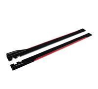 Gonna Laterale Per Auto Per VW Per Golf MK5 MK6 MK7 CC Per Passat Per Magotan 2m Estensioni Minigonne Laterali Minigonne Laterali Splitter Alette Labbro Gonna Laterale Estension(Red)