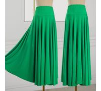 Gonna Lunga Da Danza In Elastico Per Donne Dancewear Swing Ballo Performance