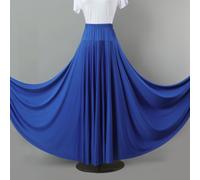 Gonna Lunga Da Danza In Elastico Per Donne Dancewear Swing Ballo Performance