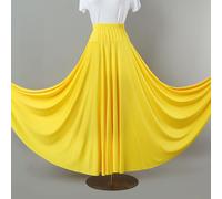 Gonna Lunga Da Danza In Elastico Per Donne Dancewear Swing Ballo Performance