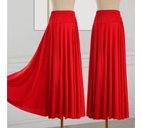 Gonna Lunga Da Danza In Elastico Per Donne Dancewear Swing Ballo Performance