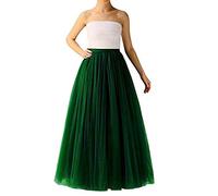 Gonna lunga da donna, in tulle, gonna in tulle, per carnevale, carnevale, elegante tutù in tulle, sottogonna, j, S