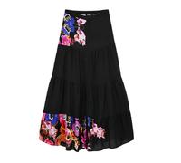 Gonna lunga svasata nera Desigual Mans XS