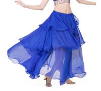 Gonna Maxi In Chiffon Voile Per Donna A Strati Mesh Da Ballo Festa Boho