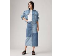 Gonna midi con bottone Blu / Clean Craft Skirt levi > clothing > women > skirts