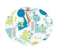 Gonna morbida per albero di Natale con stampa di dinosauri, decorazione natalizia per la famiglia