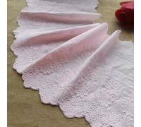 Gonna nera larga 22 cm, tessuto per orlo, tessili per la casa, accessori per abbigliamento, fai da te, ricamo in cotone, vestiti per bambini, pizzo, rosa, prezzo 1 yard