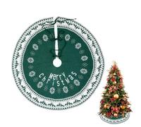 Gonna Per Albero - 47,24x47,24 Pollici Tappeto Per Alberoo, Gonna Per Albero Di Natale | Decorazioni Di Buon Natale Motivo A Di Neve Lavorato A Maglia Per Vacanze Invernali In Hotel Per Interni