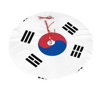 Gonna per albero da 91,4 cm, per decorazione festiva, morbida e soffice, con stampa squisita della Repubblica di Corea utilizzata per la protezione del pavimento