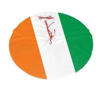 Gonna per albero di Natale, 122 cm, con bandiera della Costa d'Avorio, decorazione natalizia per la casa